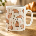 Personalised Multi Capybara Design Ceramic Mug