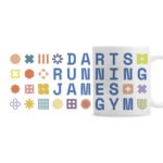 Personalised Multi Hobbies Design Ceramic Mug - Image 5