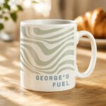 Personalised Striped Pattern Design Ceramic Mug - Image 3