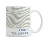 Personalised Striped Pattern Design Ceramic Mug - Image 4