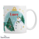 Personalised The Snowman Christmas Wishes Ceramic Mug - Image 5