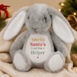 Personalised 'Santa's Little Helper' Christmas Plush Bunny Rabbit