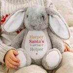 Personalised 'Santa's Little Helper' Christmas Plush Bunny Rabbit - Image 3