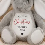 Personalised 'My First Christmas' Plush Bunny Rabbit - Image 2