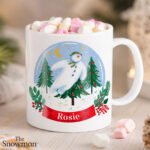 Personalised Children's The Snowman Christmas Wishes Plastic Mug - Image 3