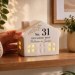 Personalised House Number Design Ceramic LED Light-up House Ornament - Image 4