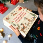 Personalised Santa & Reindeer Design Large Wooden Christmas Eve Box - Image 4