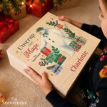Personalised The Snowman Christmas Wishes Large Wooden Keepsake Box - Image 4