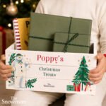 Personalised The Snowman Christmas Wishes Small White Wooden Storage Crate - Image 2