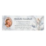 Personalised Memorial Angel Photo Upload Wooden Mantel Block - Image 5