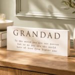 Personalised Grandad Wooden Mantel Decoration - Image 3