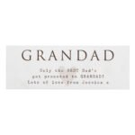 Personalised Grandad Wooden Mantel Decoration - Image 4