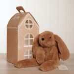 Softies Cookie The Long Leg Dark Brown Plush Bunny Toy (35cm) - Image 8