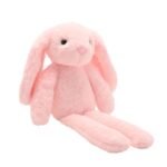 Softies Katie The Long Leg Light Pink Plush Bunny Toy (35cm) - Image 3