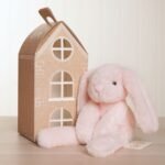 Softies Katie The Long Leg Light Pink Plush Bunny Toy (35cm) - Image 8