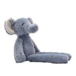 Softies George The Long Leg Petrol Blue Plush Elephant Toy (35cm) - Image 2
