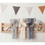 Softies Ellie The Long Leg Cream Plush Elephant Toy (35cm) - Image 4