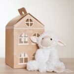 Softies Lottie The Sitting White Lamb Plush Toy (22cm) - Image 6