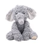 Softies Ethel The Sitting Grey Elephant Plush Toy (22cm) - Image 2