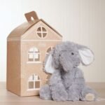 Softies Ethel The Sitting Grey Elephant Plush Toy (22cm) - Image 8