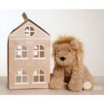Softies Leo The Sitting Brown Lion Plush Toy (23cm) - Image 6