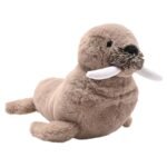 Softies Walter The Brown Walrus Glow In The Dark Teeth Plush Toy (30cm) - Image 2