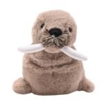 Softies Walter The Brown Walrus Glow In The Dark Teeth Plush Toy (30cm) - Image 3