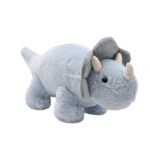 Softies Tyrone The Triceratops Blue Dinosaur Plush Toy (40cm)