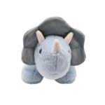 Softies Tyrone The Triceratops Blue Dinosaur Plush Toy (40cm) - Image 2