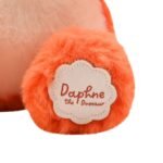 Softies Daphne The Sitting Orange Dinosaur Plush Toy (21cm) - Image 5