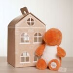 Softies Daphne The Sitting Orange Dinosaur Plush Toy (21cm) - Image 6