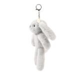 Softies Theo The Grey Plush Bunny Keyring - Image 3