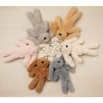 Softies Theo The Grey Plush Bunny Keyring - Image 5