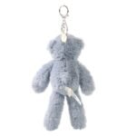 Softies Pip The Teddy Bear Petrol Blue Plush Keyring - Image 4