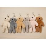 Softies Pip The Teddy Bear Petrol Blue Plush Keyring - Image 5