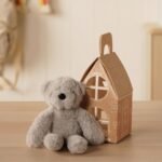 Softies Ste The Light Grey Plush Teddy Bear Keyring - Image 6