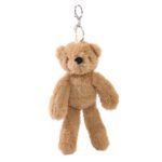 Softies Hampton The Dark Brown Plush Bear Keyring