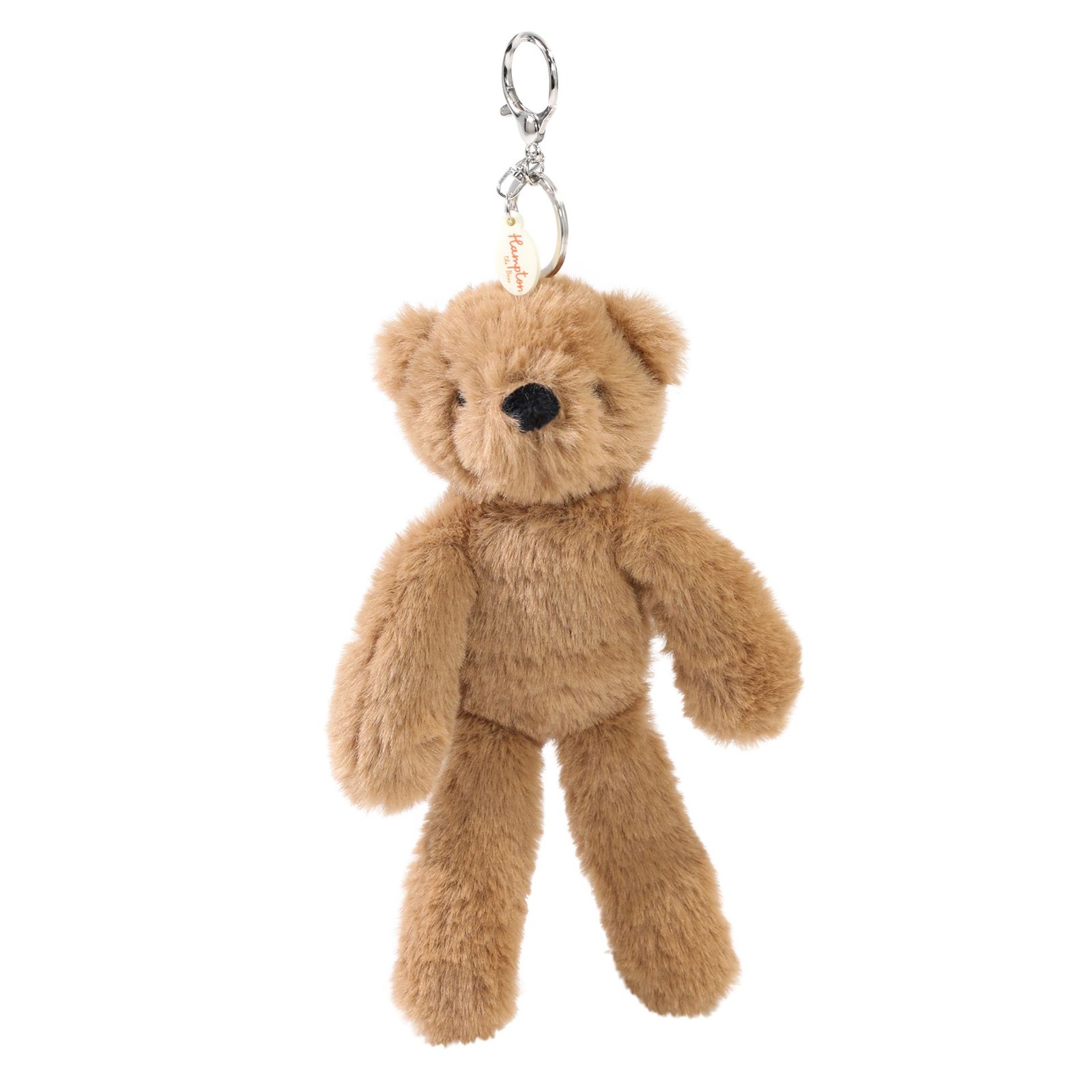 SOF148_T01.jpg Softies Hampton The Dark Brown Plush Bear Keyring - Image 1