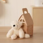 Softies Lola The Cream Plush Teddy Bear Keyring - Image 6