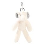 Softies Ellie The Plush Cream Elephant Keyring - Image 2
