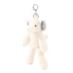Softies Ellie The Plush Cream Elephant Keyring - Image 3