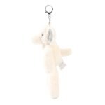 Softies Ellie The Plush Cream Elephant Keyring - Image 4