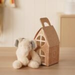 Softies Ellie The Plush Cream Elephant Keyring
