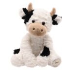 Softies Lucy The Black & White Cow Plush Toy (23cm) - Image 2