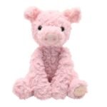 Softies Pedro The Plush Pink Pig Toy (23cm) - Image 2