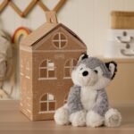 Softies Shadow The Wolf Grey & White Plush Toy (23cm) - Image 6