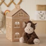 Softies Harry The Plush Sitting Brown Horse Toy (22cm) - Image 6