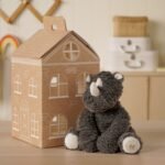 Softies Rick The Grey Sitting Rhino Plush Toy (22cm) - Image 6