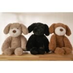 Softies Monty The Long Leg Black Puppy Plush Toy (30cm) - Image 5