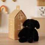 Softies Monty The Long Leg Black Puppy Plush Toy (30cm) - Image 6